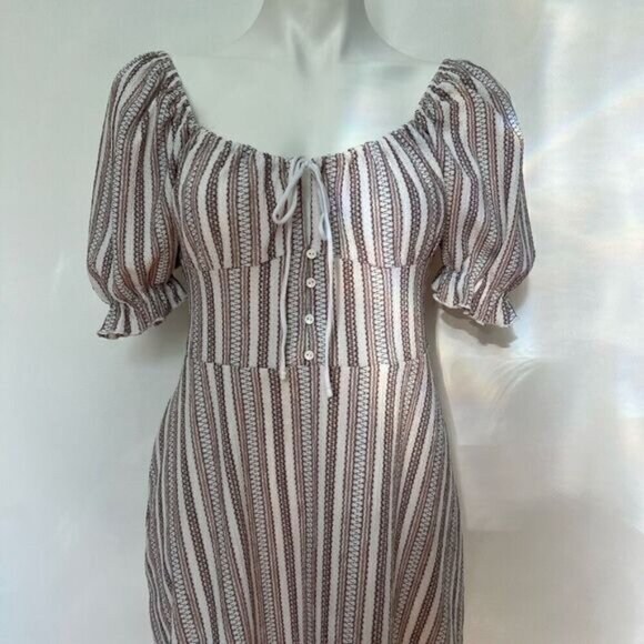 Top shop puff sleeve bustier top dress - Picture 2 of 8